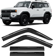 Toyota Land Cruiser 250 / Prado J250 2024+ Tape-On Window Deflectors (4pcs)
